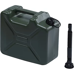 Kanister Kunststoff Armeemodell grün Inhalt 10 Liter