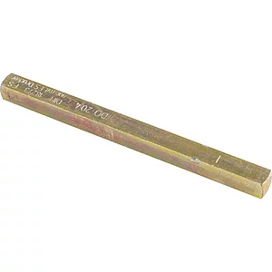 OGRO Drückerstift PR 114 PB FS - Vierkant: 9 mm, 123 mm, Stahl verzinkt