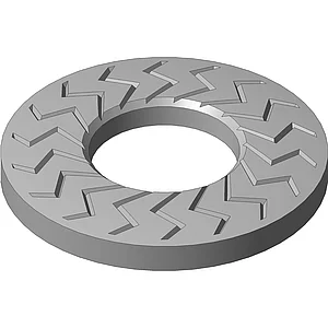 TECKENTRUP Sperrkantscheibe NSK-L - M12 Stahl - Stahl Zinklamelle