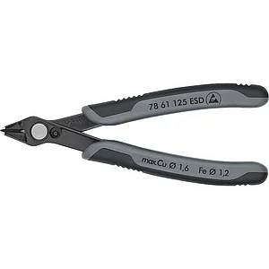 KNIPEX Elektronik-Seitenschneider Super Knips® 7861 ESD DIN 9654 Form 6, L=125mm