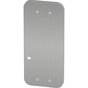 Montageplatte econ Exit 2010 für Brandschutztüren, Edelstahl