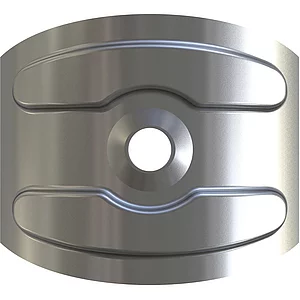 REISSER REFABO Kalotte RD32/51 für Wellprofil - EPDM-Alu blank