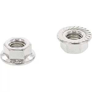 DIN6923 M 8 Edelstahl A2 Sechskant-Sperrzahnmutter mit Flansch