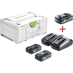 FESTOOL Akku-Starterset SYS3 18 Volt / 4,0 Ah DUO - Akku Aktion