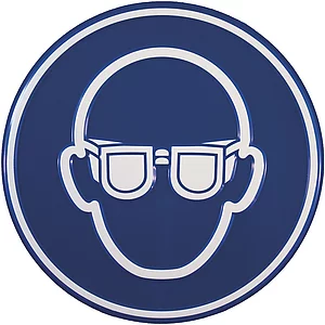 Gebotsschild Augenschutz rund 200 mm