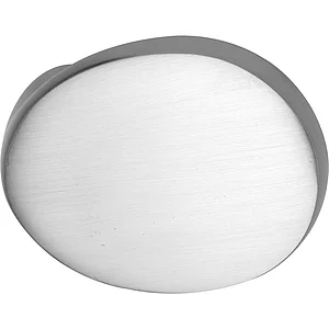 MARCHESI Türknopf gekröpft oval, 51 x 81 x 47, Aluminium silber eloxiert