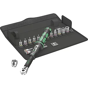 WERA Fahrrad-Set Torque 1 16-teilig 1/4"vierkant Messbereich 2,5-25 Nm