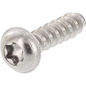 Thermoplastschraube Halbrundkopf mit Flansch 4.5x30 TX20 - Edelstahl A2