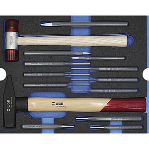 WGB Moflex Modul L Hammer-Meißel-Durchtreiber-Set 6290 14-teilig