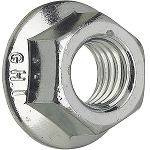 DIN6923/ 8 M 5 verzinkt Sechskantmutter mit Flansch