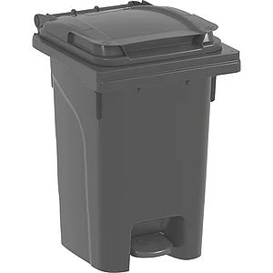 Mülltonne 60 Liter Kunststoff hellgrau Urban Pro