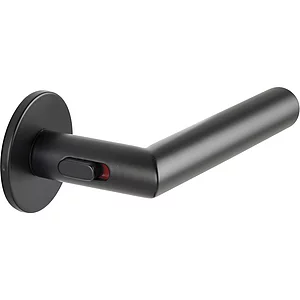 MARCHESI Drückerpaar GEHRUNG Smart Look, Türstärke 50-57 mm, Edelstahl schwarz