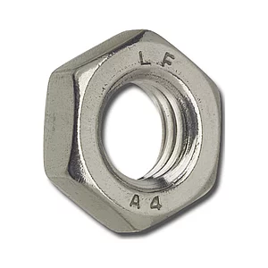 ISO4035 M 6 Edelstahl A4 flache Sechskantmutter (DIN439-2)