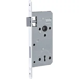 DORMAKABA Einstemmschloss ergo Keilbart, DM 50, VK 8,Stahl verzinkt silberfärbig