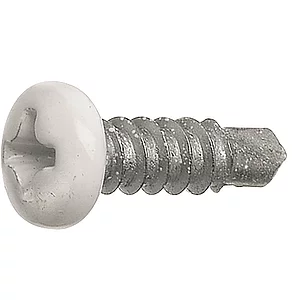 DIN7504N 3.9x 13 Phillips-KS Kopf RAL9010 weiß beschichtet ~ISO15481