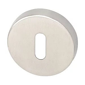 MARCHESI Schlüsselrosette BB, ø 50 mm, Höhe 7 mm, Edelstahl matt