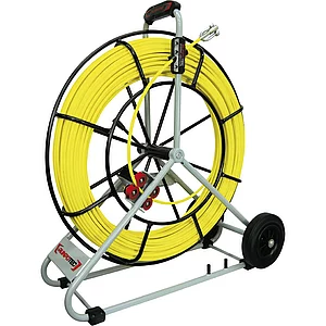 RUNPOTEC Glasfaserstab auf Stahlhaspel Ø 7,5 mm Länge 100 m