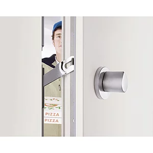 WINKHAUS Knauf mit Rosette für Türwächter, Edelstahl matt