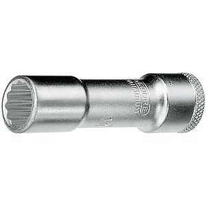 GEDORE Steckschlüssel-Einsatz lang D30 L DIN3124 3/8"vierkant 17.0 mm zwölfkant