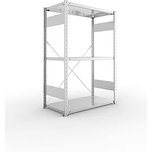 META Steck-Grundregal 1500 x 1000 x 500 mm 3 Fachböden 150 kg