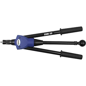 GESIPA Blindnietmutter-Handgerät GBM 50 mit Mundstücke und Gewindedorne