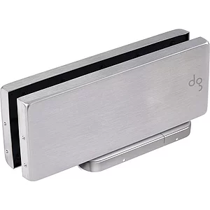 DORMA-Glas Unterer Eckbeschlag Universal MotionNG33, silber eloxiert