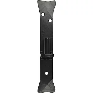 Plattenkegel, Kegeldorn ø 20 mm, Schwalbenschwanz, inkl. Schraubenset, schwarz