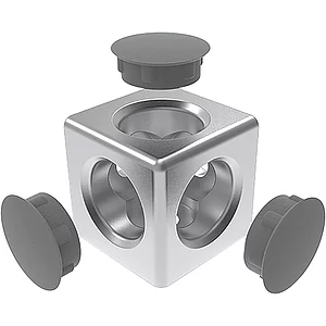 FATH Würfelverbinder 20 Zinkdruckguss, Nut 5