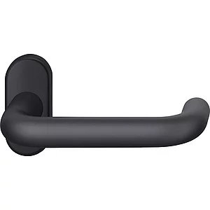 FSB Rahmentürdrücker 09 1070 Hochhaltefeder B Aluminium schwarz matt