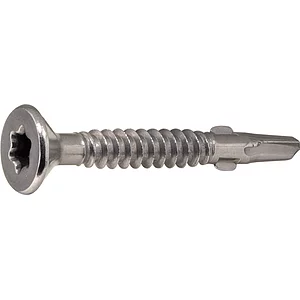 DIN7504 6.3x60 Torx 30 verzinkt Flügelbohrschraube Senkkopf