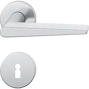 FSB Drückergarnitur 12 1005 ASL auf Rosette BB, Edelstahl matt