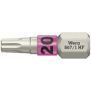 WERA Bit-Einsatz 867/1 HF 1/4" sechskant TX 20/25 mm Torx®