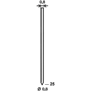 ALSAFIX Stifte ST 25 mm aus Stahldraht stanox (14.000 St)