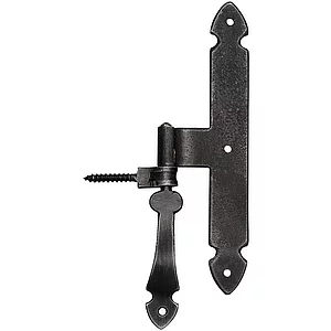 Fenstermittelband Kufstein, Eisen schwarz verzinkt, alt gebürstet*