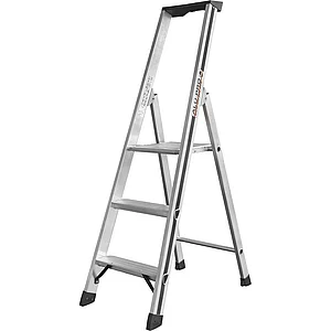 ALU-PRO Stufenstehleiter mit Plattform Type 70026 3 Stufen Länge 1,39 m