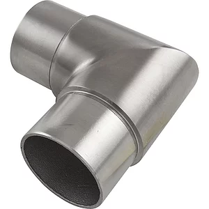 ECONOMY Eckbogen 90° für Rohr ø 42,4 x 2,0 mm,Edelstahl geschliffen V2A