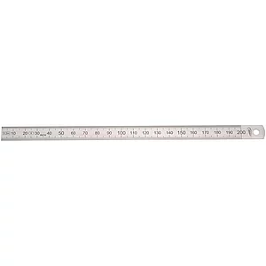 HELIOS PREISSER Stahlmaßstab biegsam 500x20x0.5 mm EG-Prüfzeichen Genauigkeit II