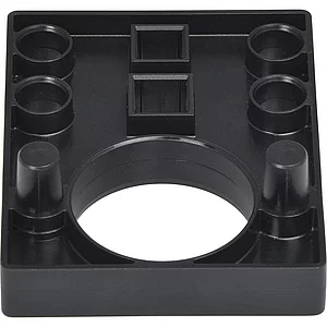 HOPPE Bohrhilfe zur Montage Rückholfeder bei Flachrosetten, Kunststoff schwarz