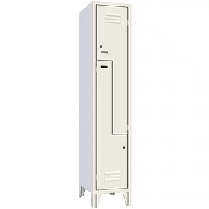 Z-Garderobenschrank Abteilanzahl 2 RAL7035 lichtgrau