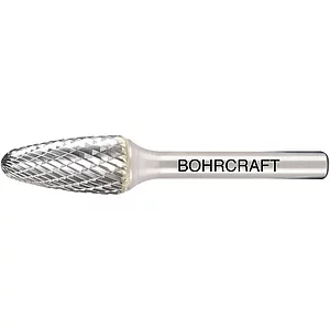 BOHRCRAFT HM-Frässtift Form F Rundbogen Kopf ø 6 mm Länge 13 mm Zahnung Z3-X