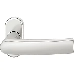 FSB Rahmentürdrücker 09 1015 Hochhaltefeder B ovale Rosette silber