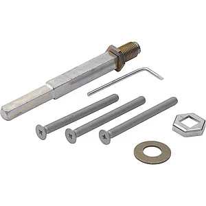 HOPPE Befestigungsset Sicherheits-Wechselgarnitur, VK abgesetzt, Türstärke 42-47