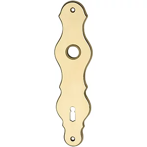 MARCHESI Langschild LÖFFELFORM - BB 90, Messing poliert