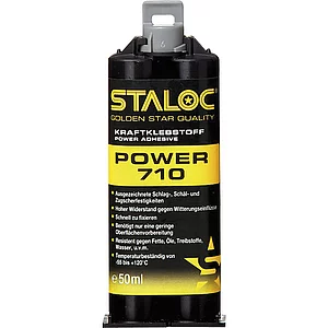 STALOC 2K Klebstoff Power 710 50ml milchig weiß + Mischer