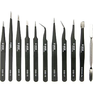 WGB Pinzettenset ESD 12-teilig