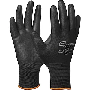 GEBOL Schutzhandschuh Micro Flex schwarz Größe 11