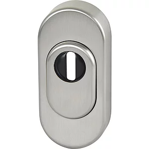 FSB Sicherheitsrosette 73 3249 oval PZ mit Kernziehschutz, Edelstahl matt