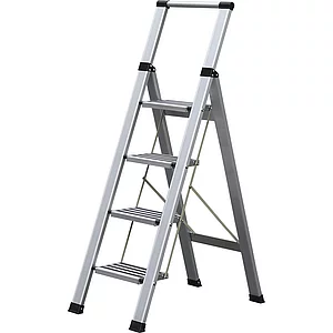 Alu-Klappleiter Step+Store XL 4-stufig