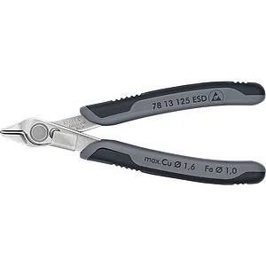 KNIPEX Elektronik-Seitenschneider Super Knips® 7813 ESD DIN 9654 Form 1, L=125mm