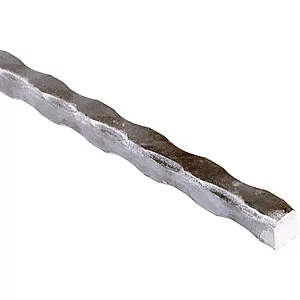 ARTEFERRO Langmaterial, Profil, 12 x 12 x 3000 mm, Schmiedeeisen gehämmert